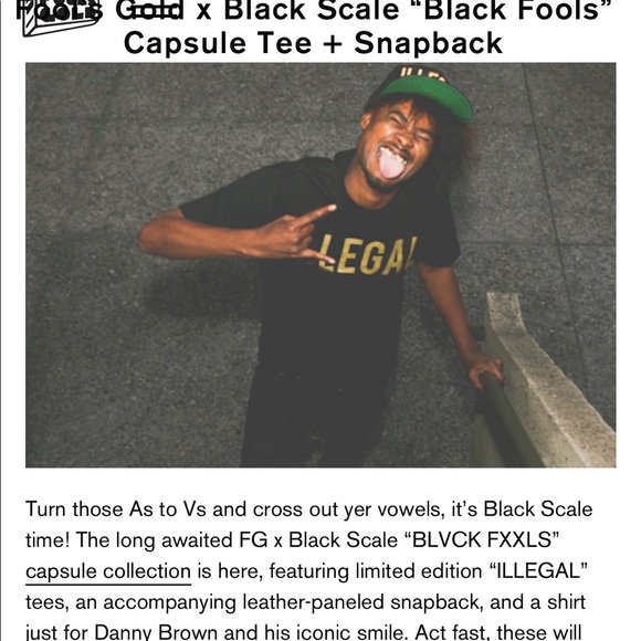 limited edition black scale ILLEGAL x fools gold - Picture 7 of 8